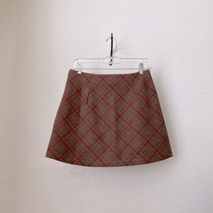 Plaid Mini Skirt